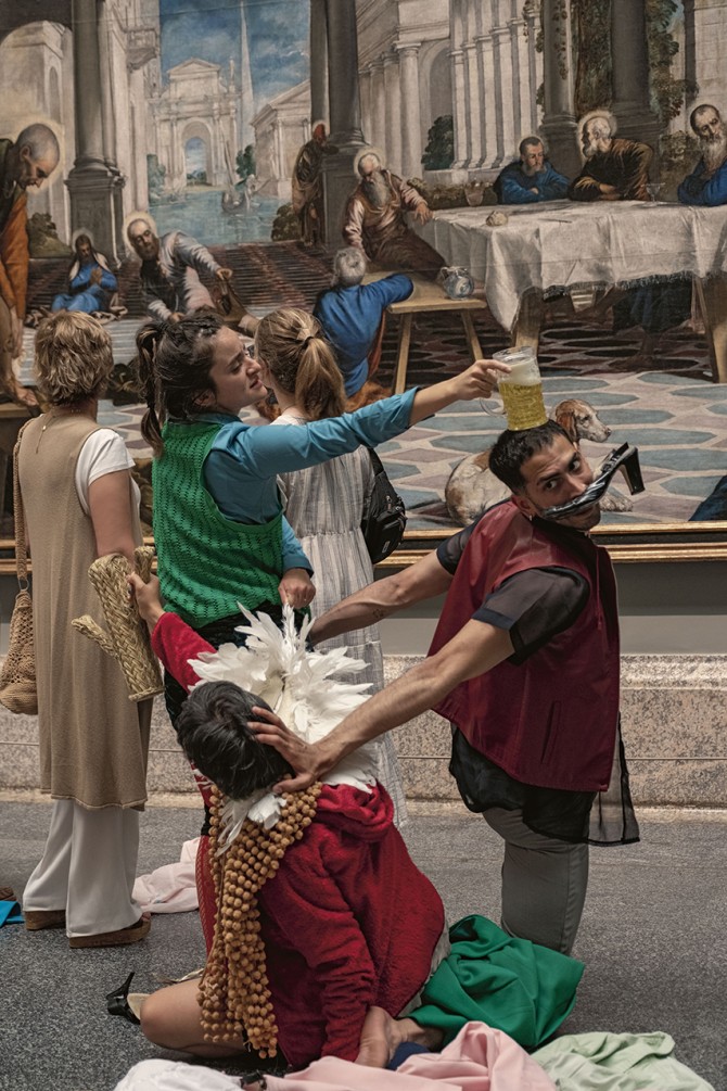 La Ribot, LaBOLA desborda, Le Prado, Madrid, 2023.